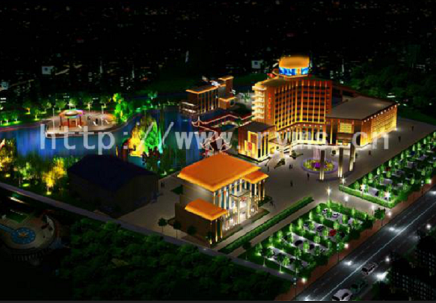 夜景照明工程。打造梦幻光影之城